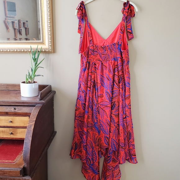 Alexis for Target Botanical Tie Shoulder Dress L - Picture 15 of 15